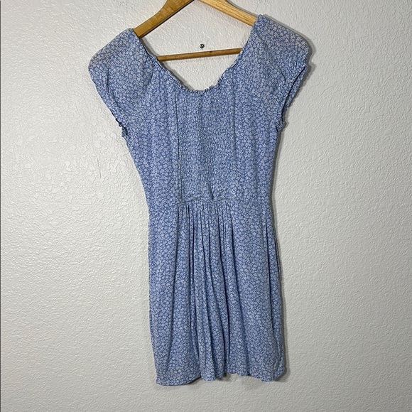 Abercrombie & Fitch Mini Blue Floral Dress XS - Picture 4 of 6